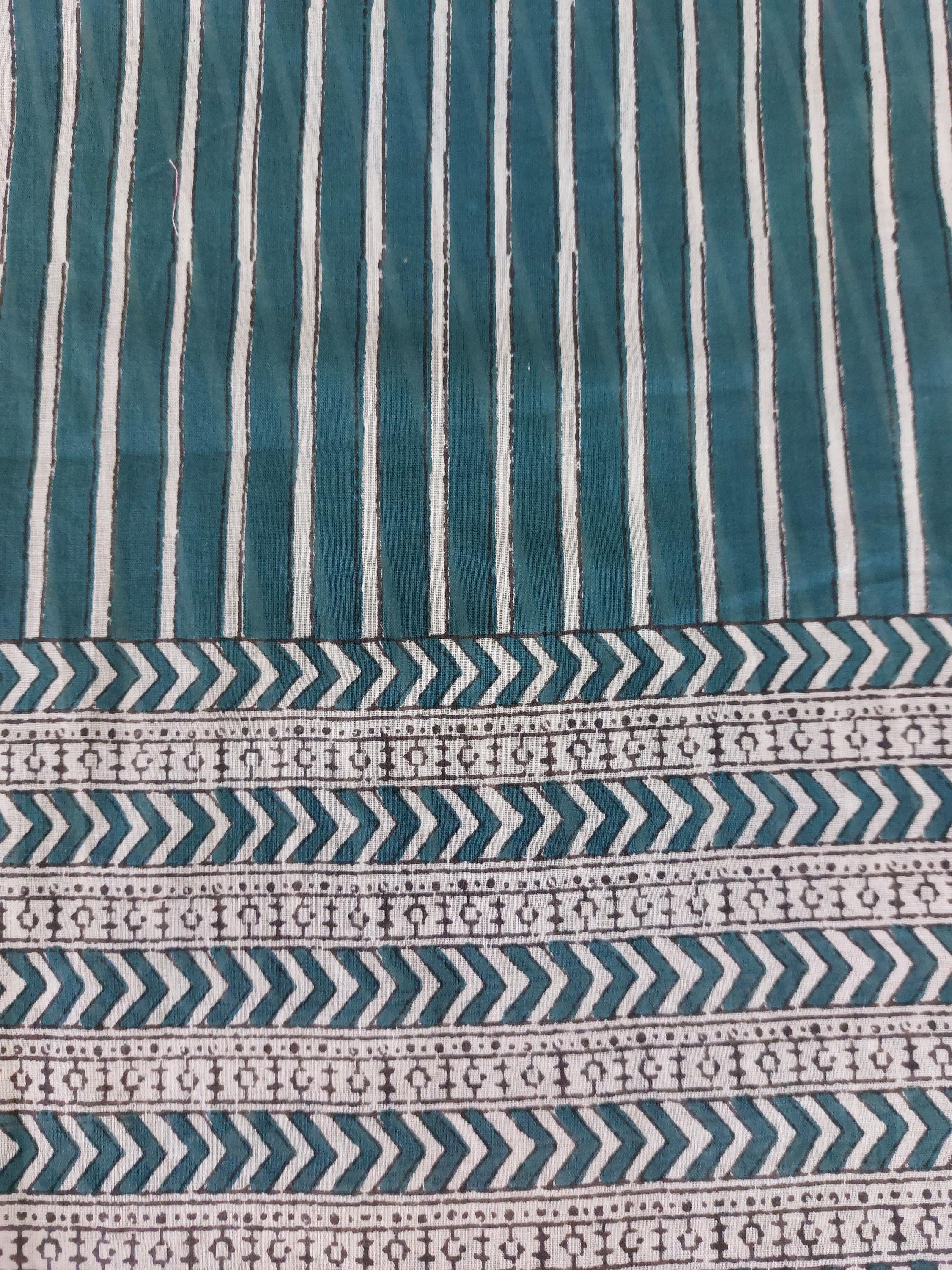 oversize tunic in soft cotton,peacock color stripes pattern