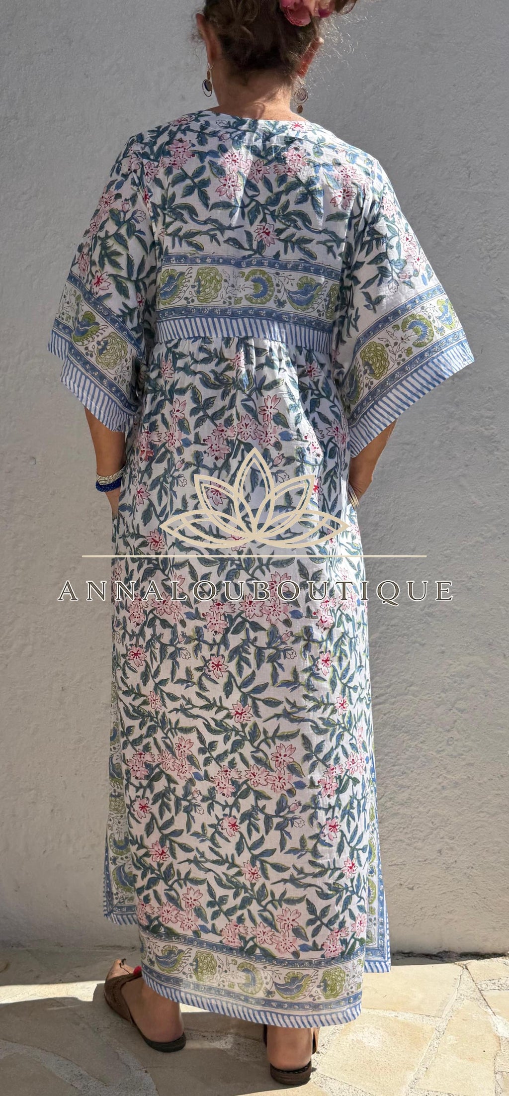 Floral Oversized Cotton Maxi Dress, Multicolor Flower Print Boho Dress, Soft Cotton Summer Outfit, Flowy Women's Dress